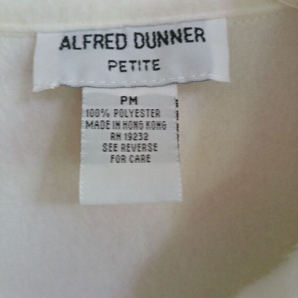 Alfred Dunner Longsleeve Button-Up Fleece Jacket Petite-PM Lavender-White Floral - Picture 10 of 16